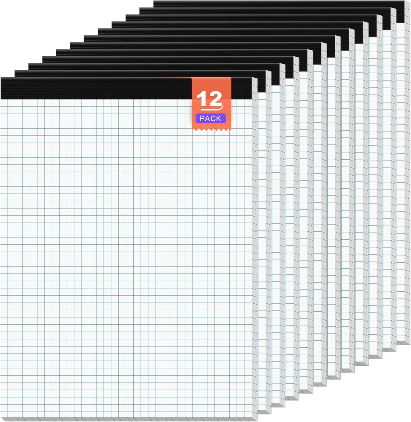 Large Graph Paper Pad 11 x 17, Grid Paper, 4x4 Graph Ruled, Blueprint Quadrille Pad, 30 Sheets Engineering Paper, Drafting Paper, Graft Paper for Architect Engineer Designer Mathematician Draftsman