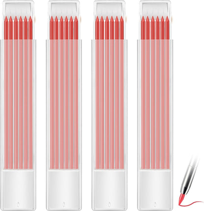 Hiboom 24 Pieces 2.8mm HB Refill for Carpenter Pencil, Study Long Lasting Pencil for Mechanical Pencil Woodworking Construction (Black)