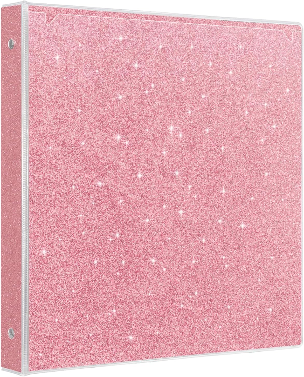 EYROZILL 3 Ring Binders 1 Inch Round Rings Binder Gold Binder Holds 8.5" x 11" Letter Size 300 Sheets, Waterproof, Gold
