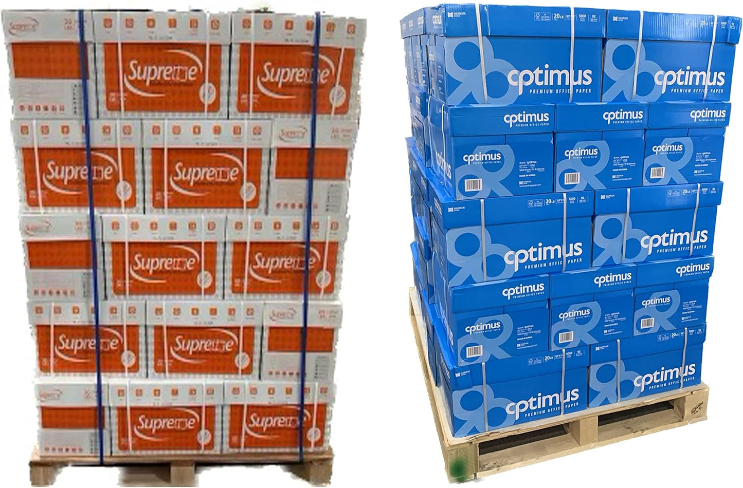 Multipurpose Copy and Print Paper, 8.5 x 11, 92 Bright, 20lb – 1 Truckload, 21 Pallets / 840 Cases (4,200,000 Sheets)