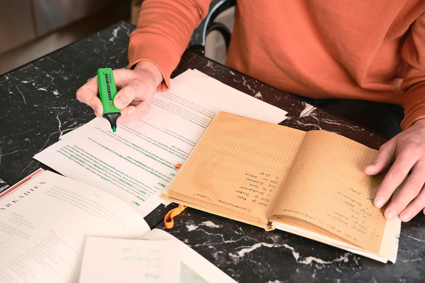 STABILO Highlighter BOSS ORIGINAL - Pack of 4 - Green