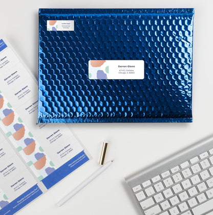Avery Easy Peel Printable Address Labels with Sure Feed, 1-1/3" x 4", White, 1,400 Blank Mailing Labels for Laser Printers (5162)