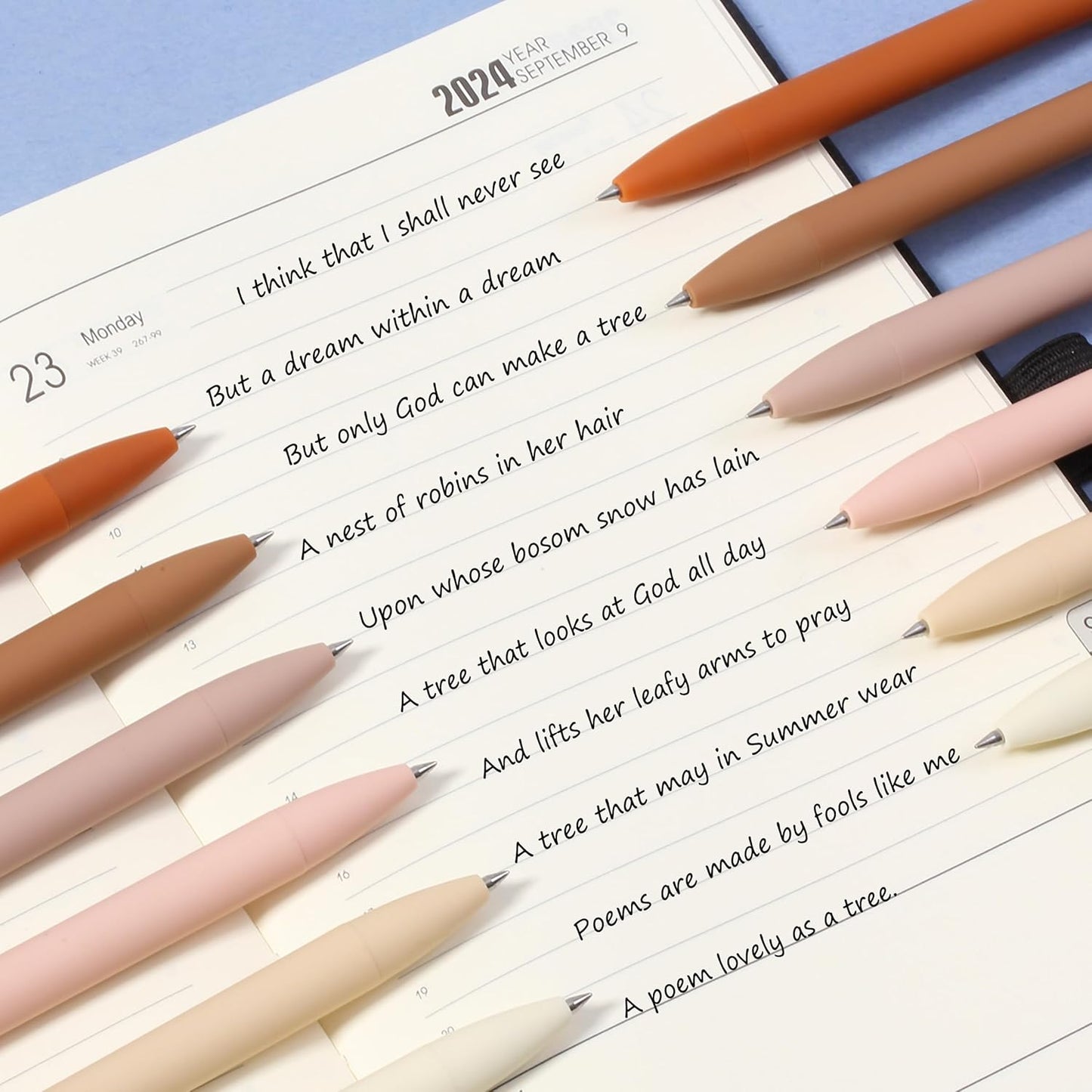 Mr. Pen- Retractable Gel Pens, 12 Pack, Colorful Ink, Fine Point 0.7mm, Fast Dry, Smooth Writing, Cute Pens for Drawing, Writing Planner and School Supplies