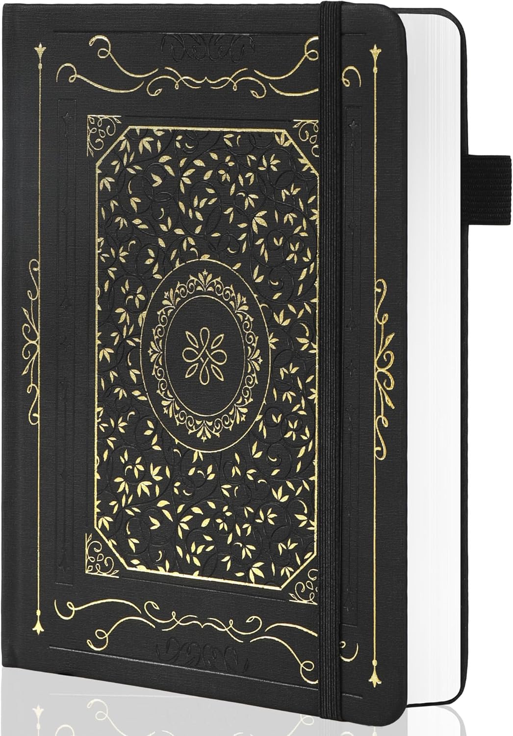 TIEFOSSI Lined Notebook, 100gsm Thick Paper, Hardcover College Ruled Journals for Women Men, 320 Numbered pages, for Travel, School and Office Use