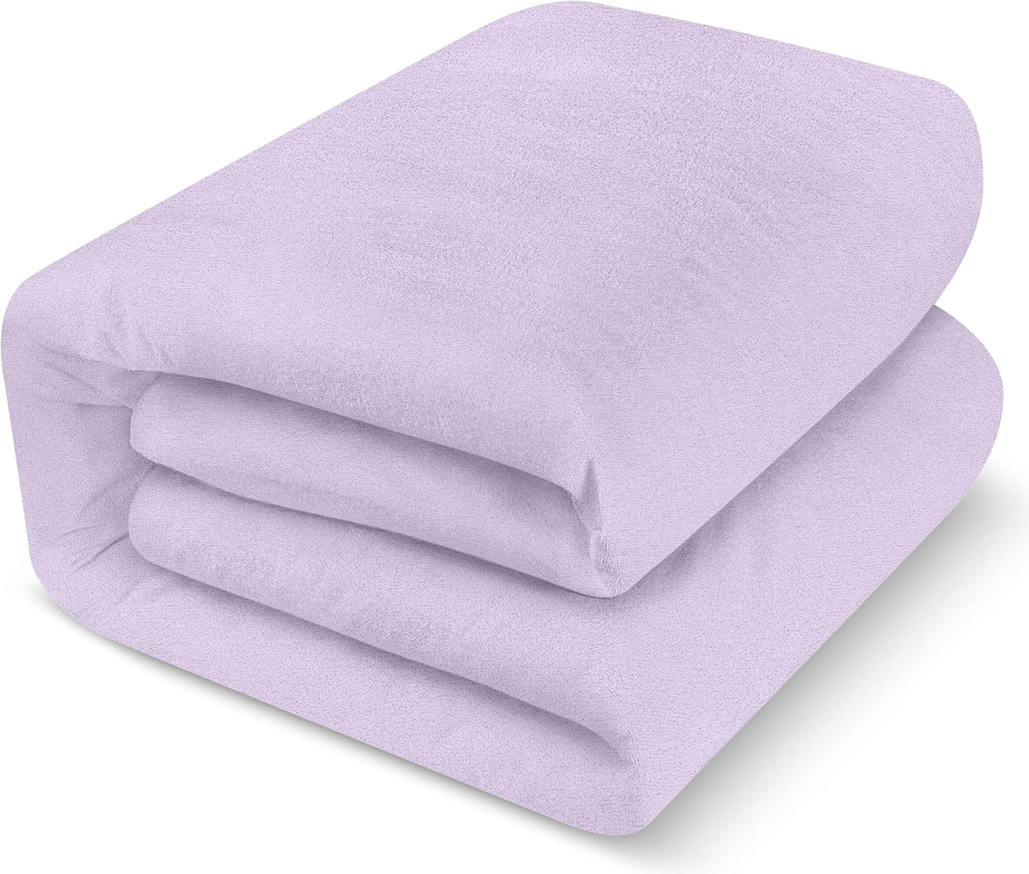 Twin Size Mattress Protector Waterproof, Premium 200 GSM Terry Mattress Cover, Soft & Breathable Bed Cover, Fitted Sheet Style Stretchable Deep Pockets 15" by Utopia Bedding (White)