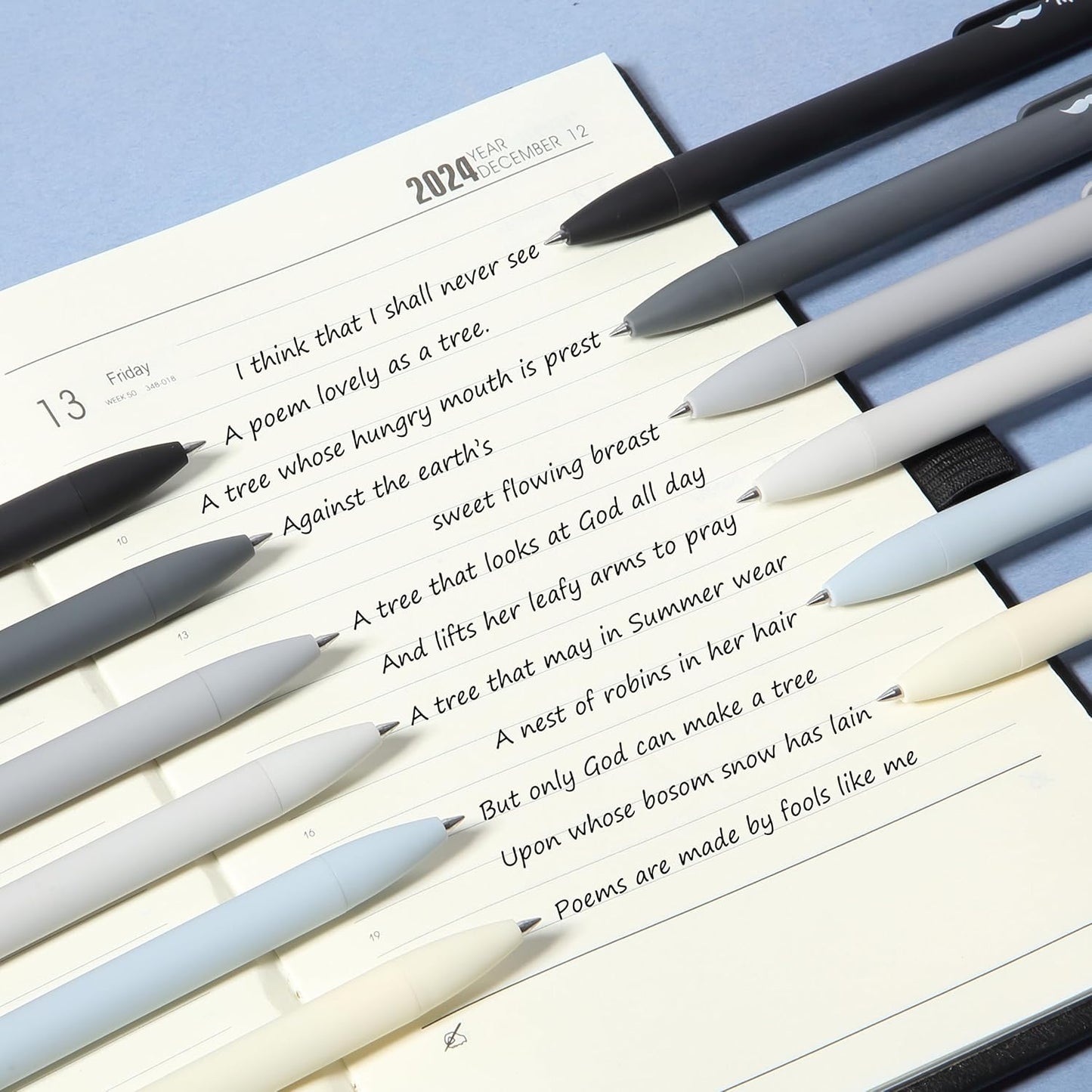 Mr. Pen- Retractable Gel Pens, 12 Pack, Colorful Ink, Fine Point 0.7mm, Fast Dry, Smooth Writing, Cute Pens for Drawing, Writing Planner and School Supplies