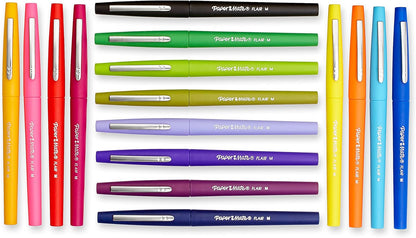 Paper Mate Flair Felt Tip Pens, Medium Point (0.7mm), Limited Edition Candy Pop Pack, 6 Count