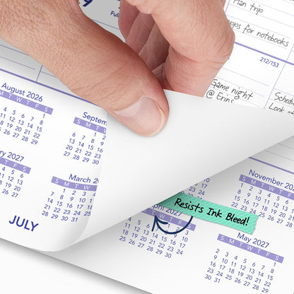 AT-A-GLANCE Wall Calendar 2026-2027 Planner, Academic 12-Month July-June, Monthly, 15-1/2" x 22-3/4", Ruled Daily Blocks (AY328)