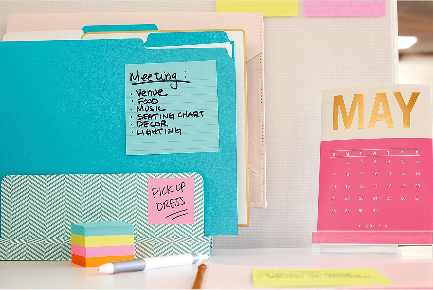 Post-it Super Sticky Notes, 6 Lined Sticky Note Pads, 4 x 4 in., School Supplies, Office Products, 2X the Sticking Power, Supernova Neons Collection