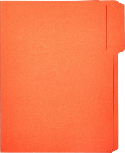 Amazon Basics Sturdy File Folders with Reinforced Tabs for Filing and Organization, 1/3-Cut Tab, Assorted Positions, Letter Size, 8.5x11 inches, Manila, 100-Pack