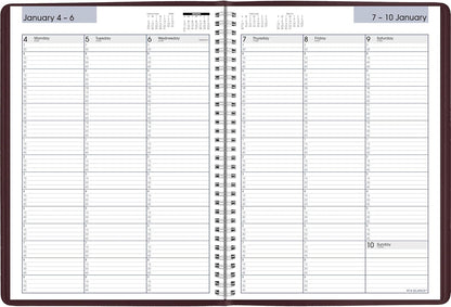 AT-A-GLANCE 2026 Appointment Book Planner, Weekly, 8" x 11", Large, Quarter-Hourly, DayMinder, Black (G5200026)