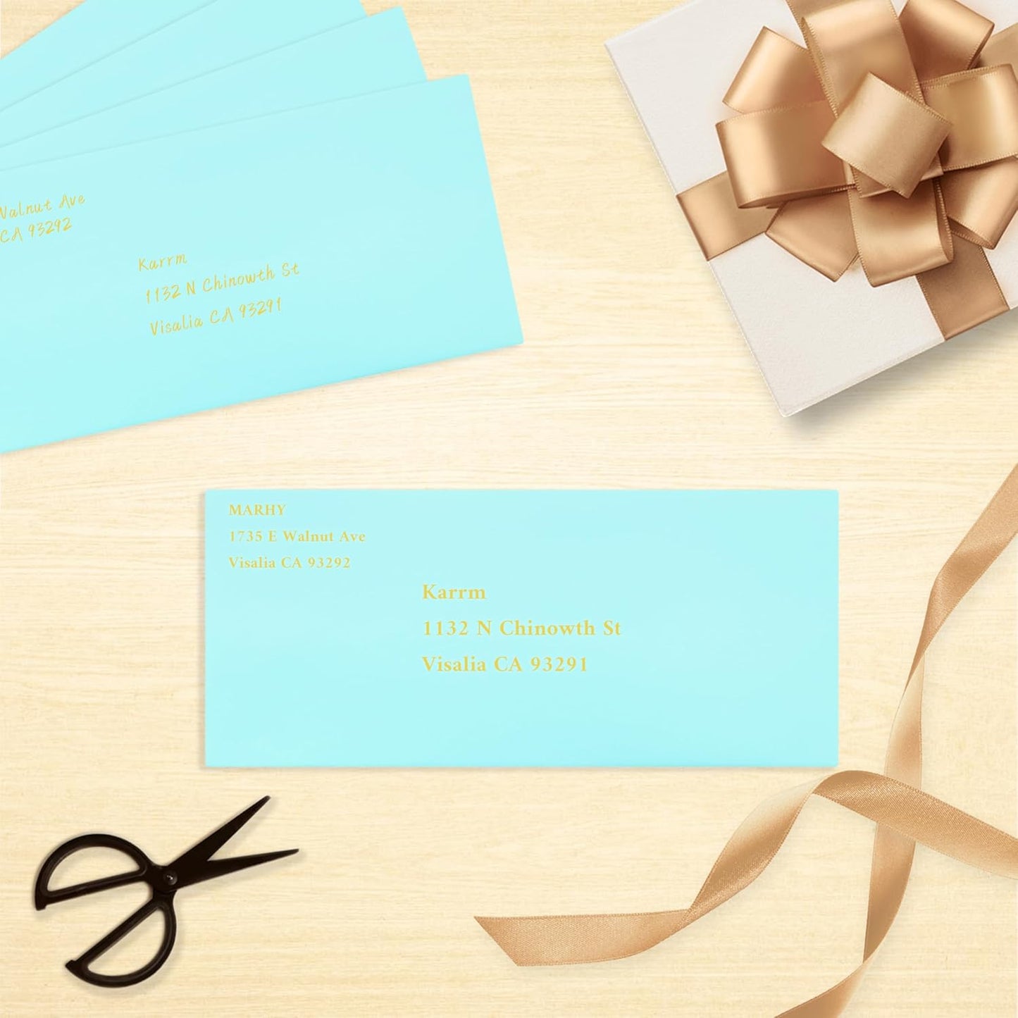 50 Pack #10 Business Envelopes, Sage Green Standard Envelopes Self Seal, Letter Size Mailing Envelopes for Checks Letters Invoices Statements Birthday Graduation Wedding, 4 1/8 x 9 1/2 Inch
