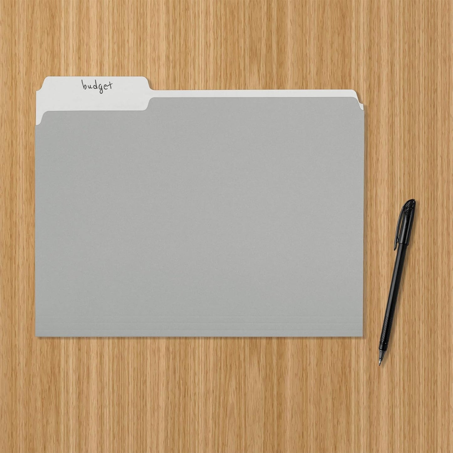 Amazon Basics Manila File Folders, Letter Size, 1/2 Tab in Left and Right Positions, 8.5" x 11", 36-Pack