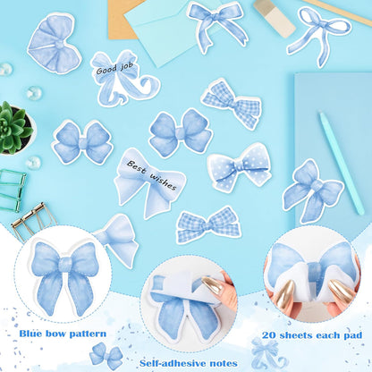 CJiangpo 30Pcs Marshmallow Sticky Notes Pads, 600 Sheets Cute Self Stick Notepad Memo Pads Funny Cartoon Page Marker Classroom Rewards Camping Themed Gift