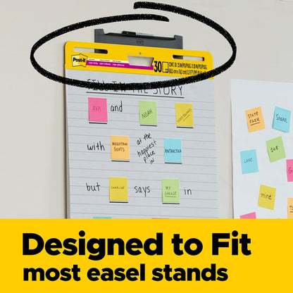 Post-it Super Sticky Easel Pad, 30 Sheets Per Pad, 36 Pads, Large, White Lined, Premium Self Stick Flip Chart Paper, Teacher Anchor Chart, Super Sticking Power