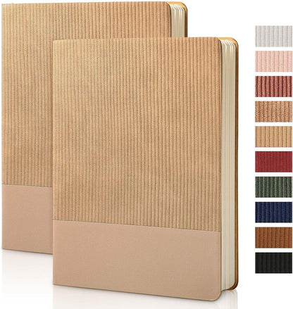 Lined Journal Notebook for Work College Ruled Note Book 5.79"x8.27"A5 PU Leather Daily Journaling 216 Pages for Women Men Writing Home School Supplies Business (Dark Green)