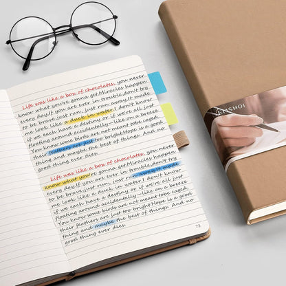 EMSHOI Graph Paper Notebook - 256 Pages A5 Graph Notebook/Journal, Hard Cover, 120gsm Thick Paper, Smooth PU Leather, Inner Pocket, 5.75'' × 8.38''-Black