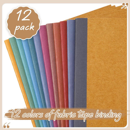 Harloon A5 Composition Notebook Journals 8 x 5.75 in College Ruled Kraft Notebooks with Rainbow Spines Small Lined Composition Book for Office Home(Bright Color,24 Pcs)