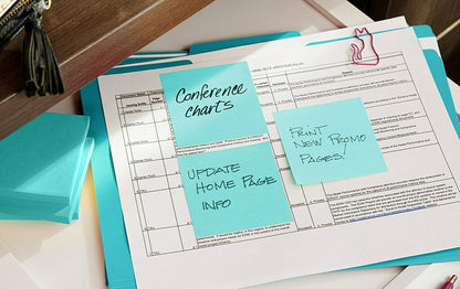 Post-it Pop-up Notes, 5 Sticky Note Pads, 3 x 3 in., School Supplies, Office Products, Accordion Sticky Notes Work with Pop-Up Note Dispenser, Assorted Brights