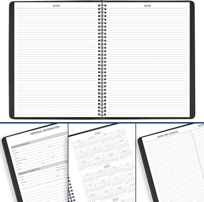 AT-A-GLANCE 2026 Appointment Book Planner, Weekly, 8-1/4" x 11", Large, Black (709500526)
