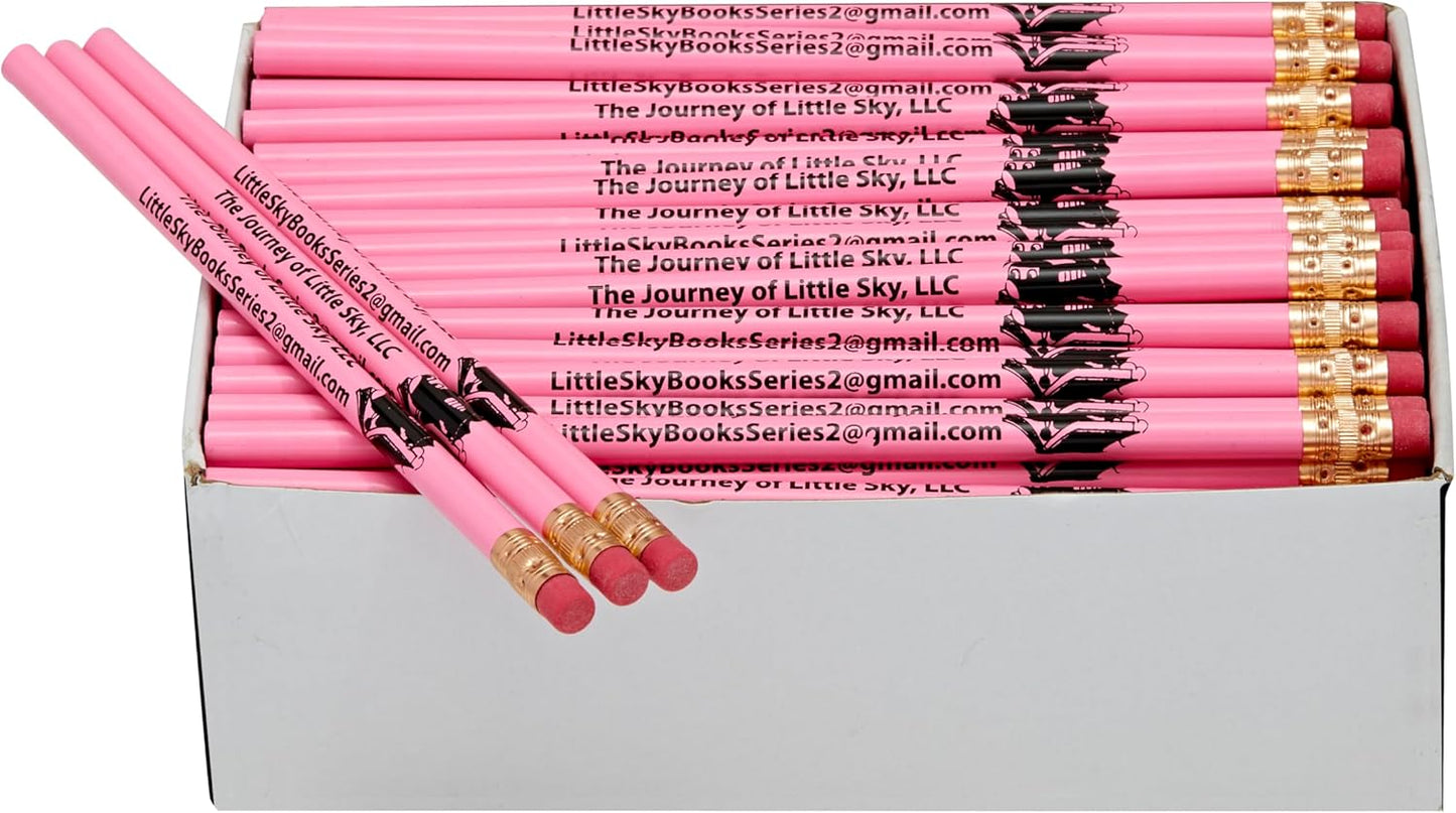 Pencil Guy Promotional Personalized Imprinted Round Pencils.-500 per box
