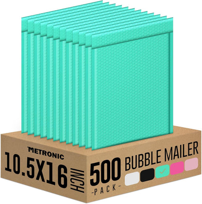 Metronic Bubble Mailers 6x10 Inch 100 Pack Black Usable Size 6x9" Opaque Padded Envelopes Waterproof Bubble Envelopes Cushioning Mailer for Small Business Mailing Makeup Jewelry Gifts