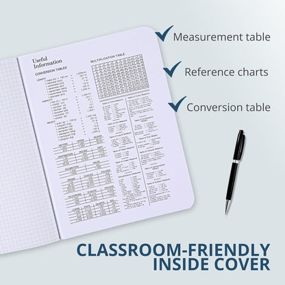 ROARING SPRING Hard Cover Composition Notebook, Black Marble Comp Book, 9.75″ x 7.5″, College-Ruled with Margin, 100 Sheets (200 Pages), Made in USA