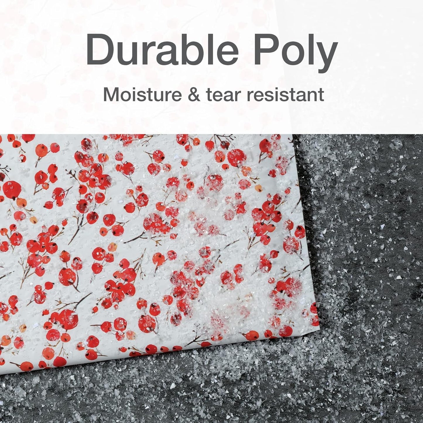 Quality Park Bubble Mailers, 8.5 x 11 Shipping Envelopes, Water Resistant White Poly Padded Envelopes, Redi-Strip Peel Off Closure, 25/Box (QUA85859)