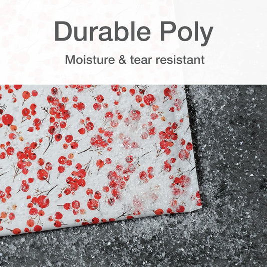 Quality Park Bubble Mailers, 8.5 x 11 Shipping Envelopes, Water Resistant White Poly Padded Envelopes, Redi-Strip Peel Off Closure, 25/Box (QUA85859)