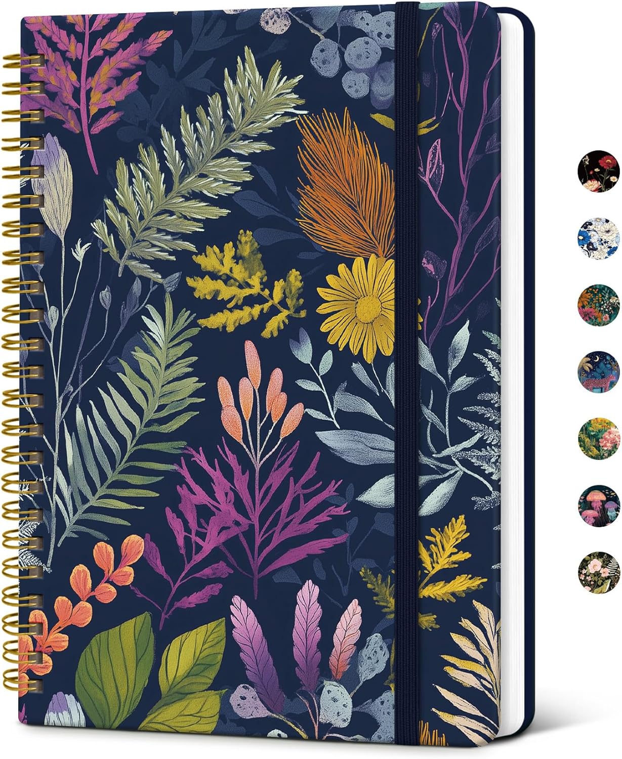 Taja Lined Spiral Notebook Journal for Women A5(5.8" × 8.3"), Cute Hardcover Notebook for Work, School & Note Taking, Pretty College Ruled Journal for Writing, 140 Pages, Sunset