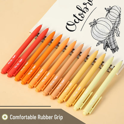 Mr. Pen- Retractable Gel Pens, 12 Pack, Colorful Ink, Fine Point 0.7mm, Fast Dry, Smooth Writing, Cute Pens for Drawing, Writing Planner and School Supplies