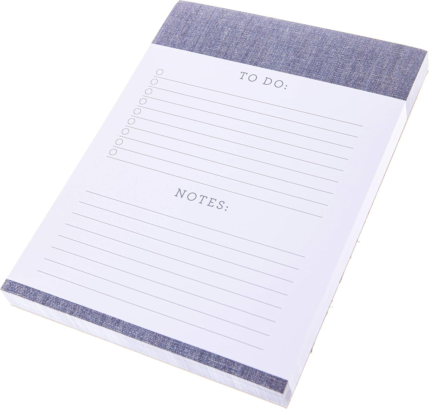 Graphique Large Notepad, Brush Strokes – 6" x 8", Cute Notepad with 150 Tear-Off Sheets, Features the Word “Notes” on Every Page – Perfect for Note Taking, List Making, and More