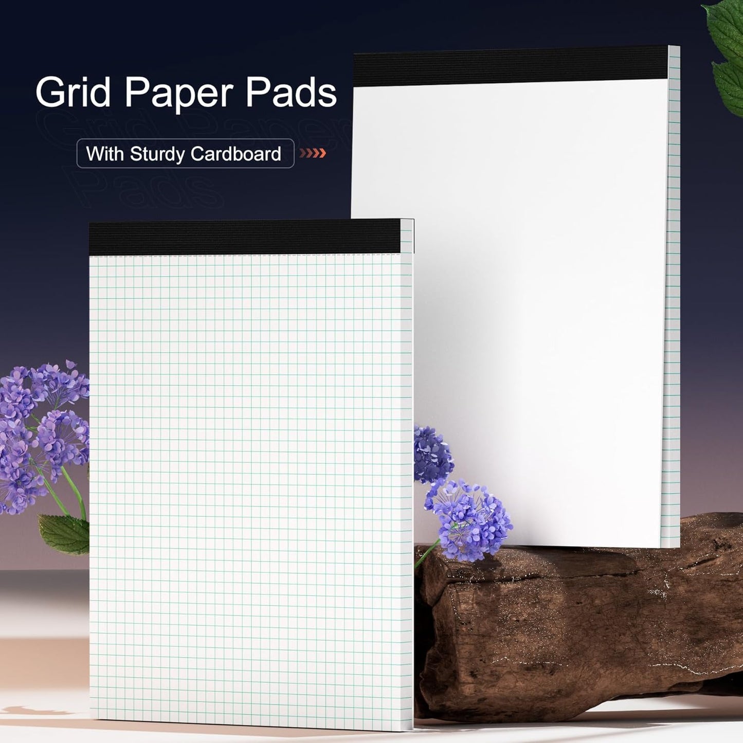 Large Graph Paper Pad 11 x 17, Grid Paper, 4x4 Graph Ruled, Blueprint Quadrille Pad, 30 Sheets Engineering Paper, Drafting Paper, Graft Paper for Architect Engineer Designer Mathematician Draftsman