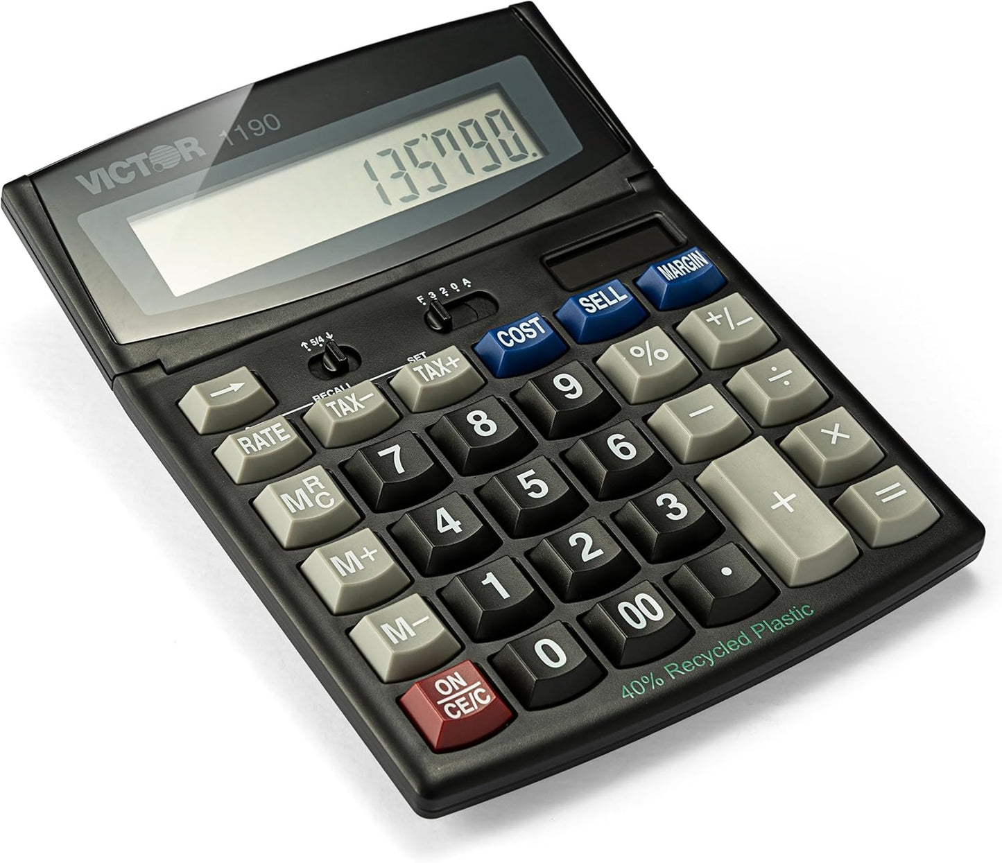 Victor 1190 Executive Desktop Calculator, 12-Digit LCD