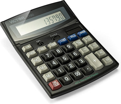 Victor 1190 Executive Desktop Calculator, 12-Digit LCD