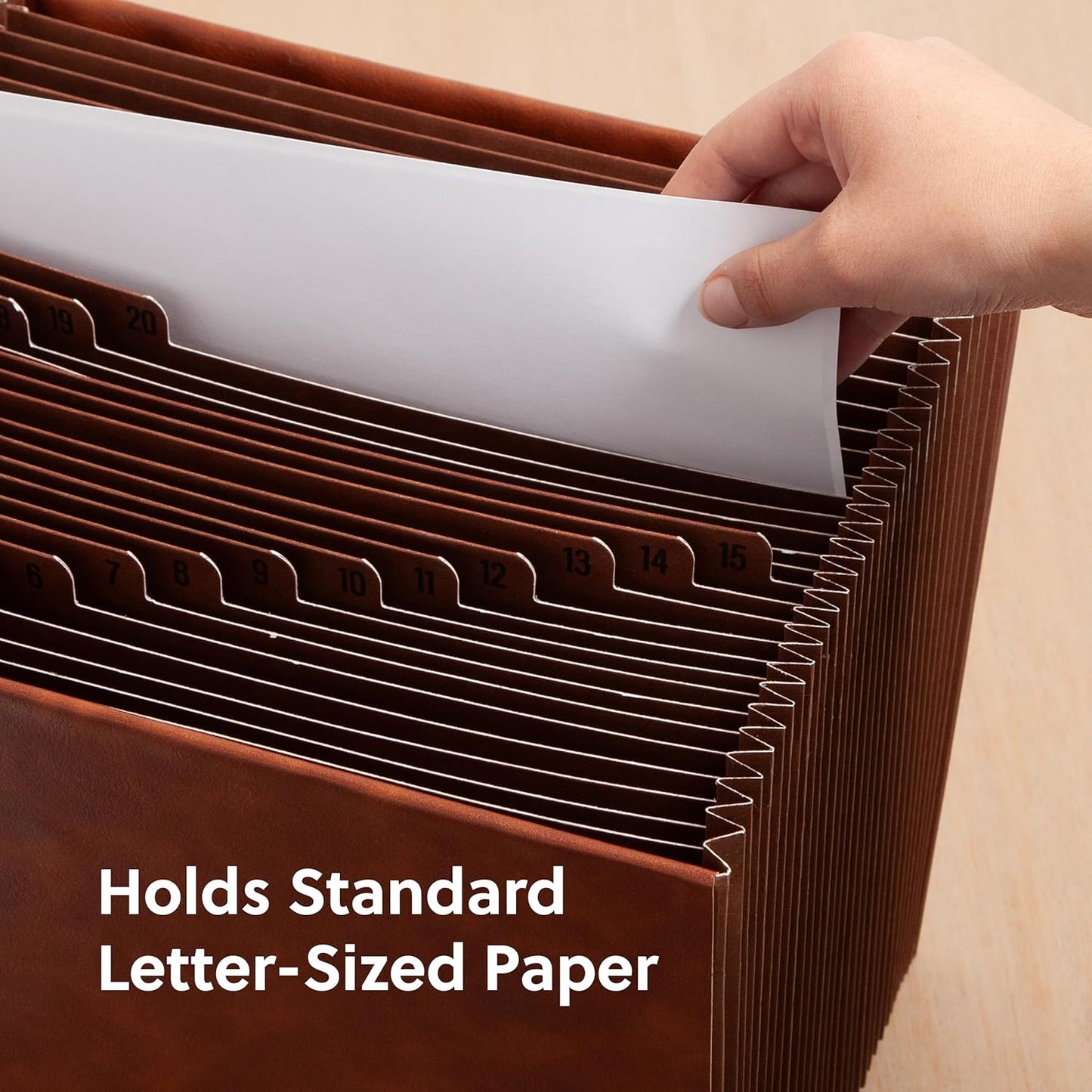 Smead TUFF Expanding File, Monthly (Jan.-Dec.), 12 Pockets, Letter Size, Redrope-Printed Stock (70488)