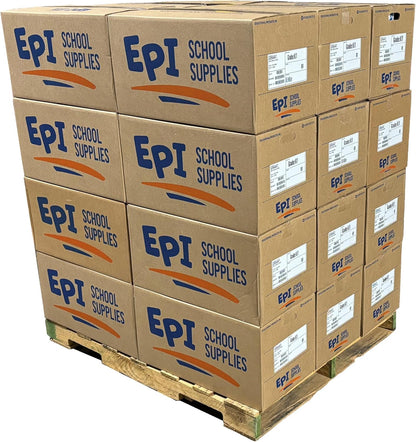48 Pack - EPI Marble Hardcover Wide Ruled Composition Notebook | 200 Pages (100 Sheets), 9.75 x 7.5 in, Sturdy Sewn Binding | School, Office, Journaling, Notes