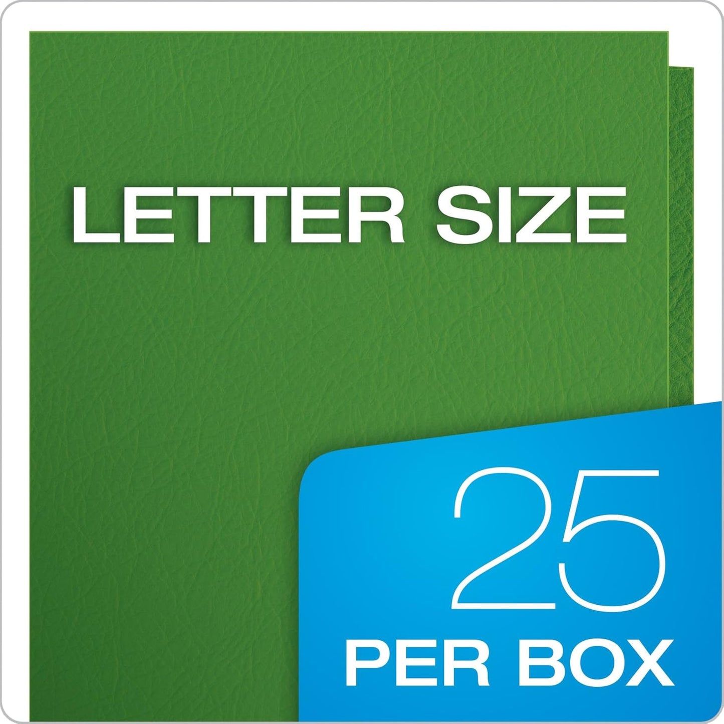 Oxford Twin-Pocket Folders, Textured Paper, Letter Size, Dark Blue, Holds 100 Sheets, Box of 25 (57538EE)