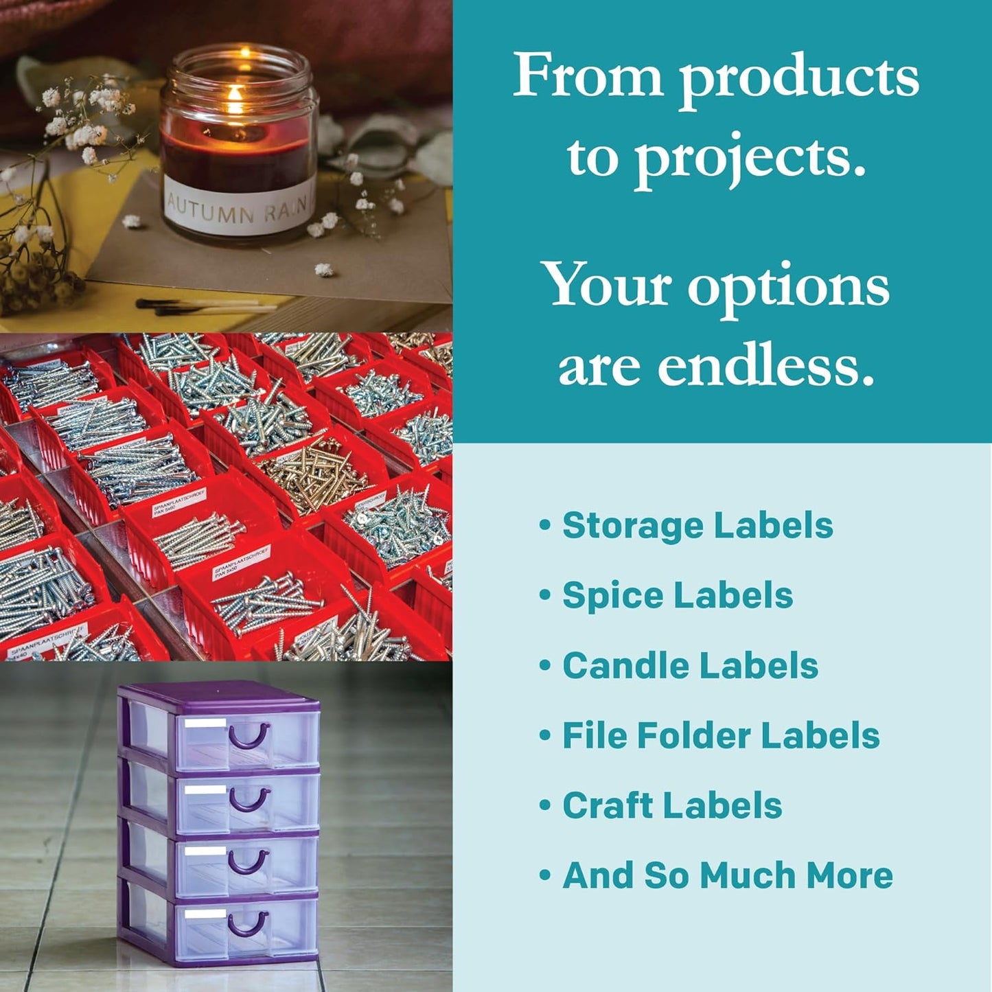 Premium Label Supply White File Folder Labels – 3.4375" x .667" – Laser/Inkjet Compatible – (30 per Sheet) 25 Sheets – 750 Total Adhesive Labels