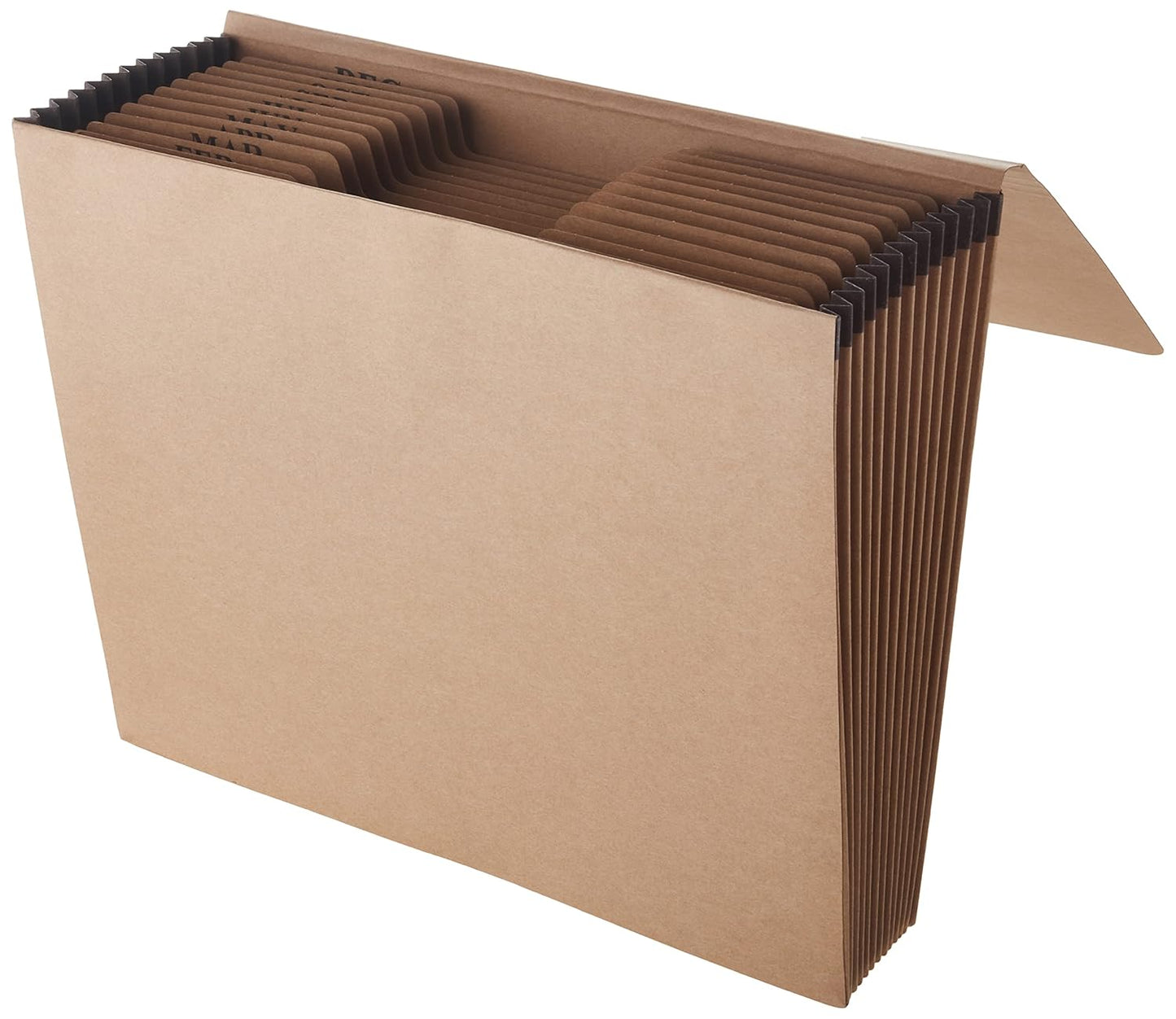Pendaflex Expanding Kraft File with Flap, Jan.-Dec. Index, 12 x 10, 1 per Box (K-17M-OX),Brown