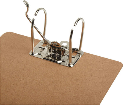 Officemate Recycled Wood Clipboards, Arch Lever Clip, 1 Pack Clipboard, Letter Size (9 x 15.5 Inches), Brown (83120)