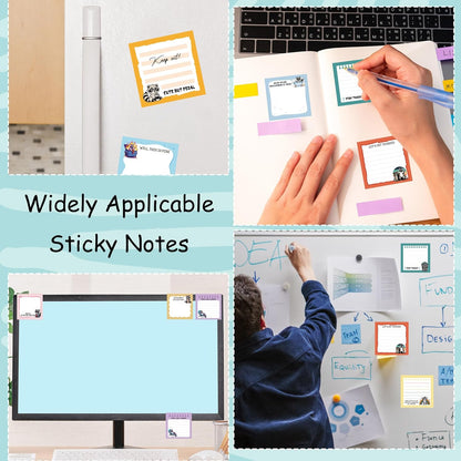 Dumpster Fire Sticky Notes 9 Pack, Funny Dumpster Fire Notepads for Work Stress Relief, Cute Self-Stick Memo Note Pads for Office, Humorous Gifts for Coworkers Students School Office Supplies 3×3 Inch