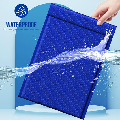 Fuxury Bubble Mailers 10.5x16 Inch 40 Pack Self Seal Padded Envelopes Waterproof Mailing Envelopes Bubble Padded Cushioning Padded Mailers Bubble Bags for Packaging Small Business Large #5 Black