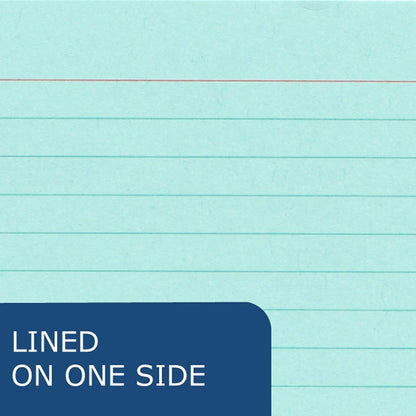 Roaring Spring Mini Index Cards 3"x2.5", 200 Count, 100# White Single Sided Ruled Paper, In Convent Tray Holder, Blank on Back (Pack of 1)