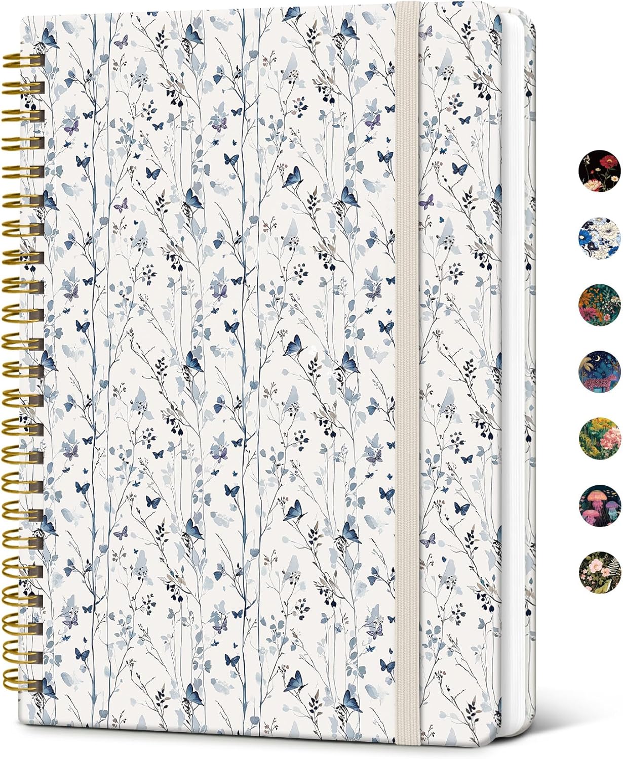 Taja Lined Spiral Notebook Journal for Women A5(5.8" × 8.3"), Cute Hardcover Notebook for Work, School & Note Taking, Pretty College Ruled Journal for Writing, 140 Pages, Sunset