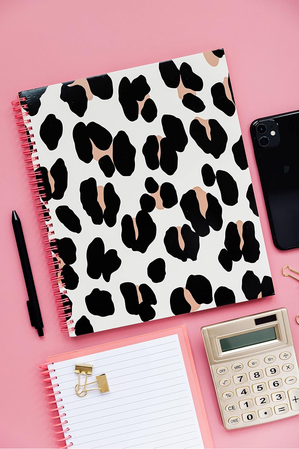 kate spade new york Large College Ruled Notebook, 11" x 9.5" Spiral Notebook with 160 Pages