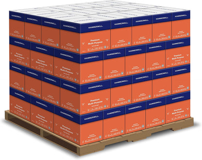 Hammermill Printer Paper, Premium Multipurpose Paper 20 lb, 8.5 x 11-5 Ream (2,500 Sheets) - 97 Bright, Made in the USA, 105910C
