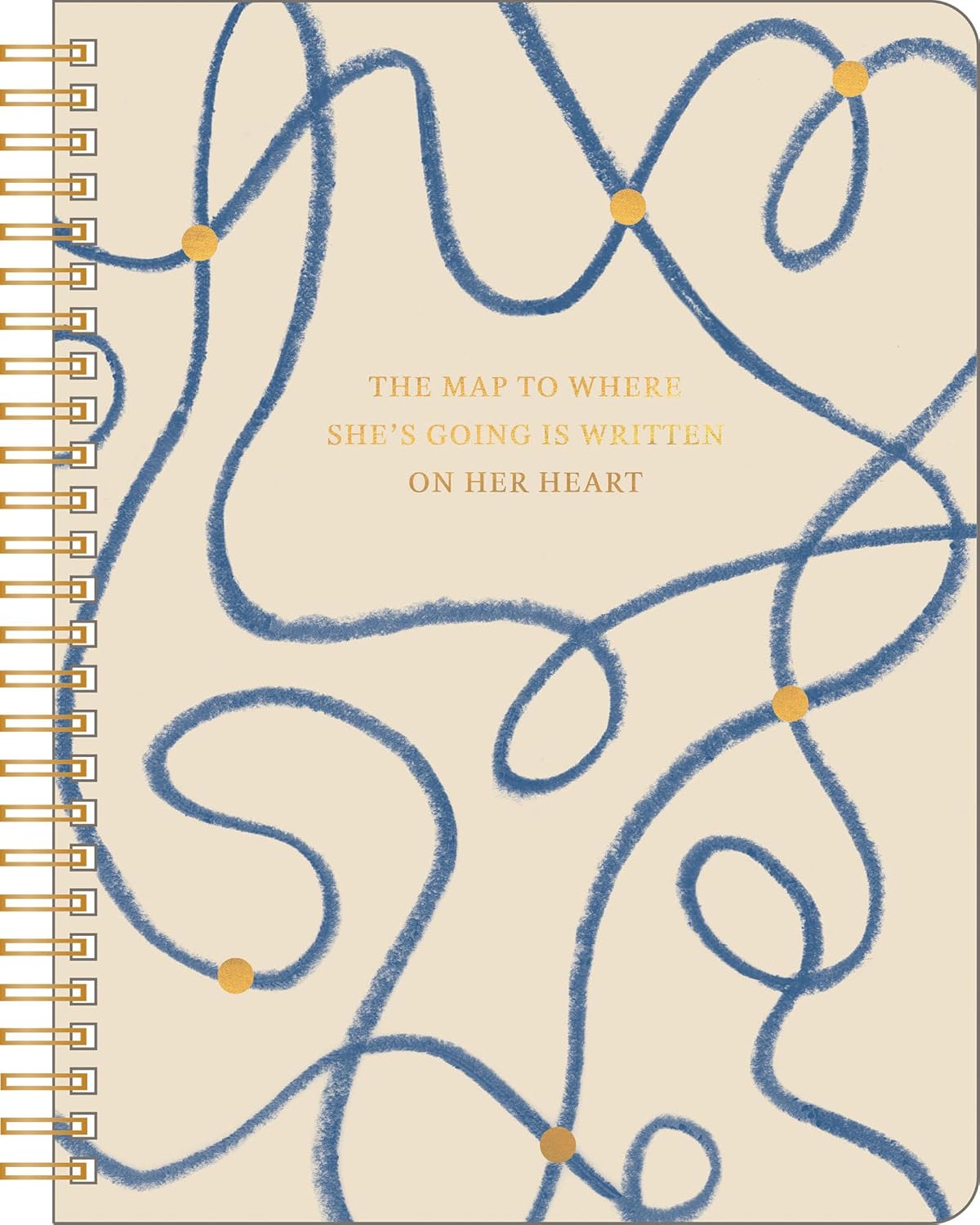 Compendium Spiral Notebook – Expect the Best Things to Happen Today – A Designer Spiral Notebook with 192 Lined Pages, College Ruled, 7.0" W x 9.25" H