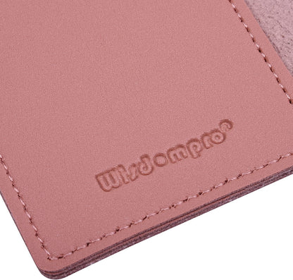 Wisdompro Journal Cover, 2 Pack PU Leather Notebook Cover for Field Notes, or other 3.5" x 5.5" Pocket Notebooks - Blue