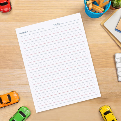 zmybcpack 2 Pack Write Beginner Paper for Kids, 8.5"x11" Story Writing Paper for Kids to Write Story, Primary Composition Notepad(100 Sheets Each, Double-Sided Printing)